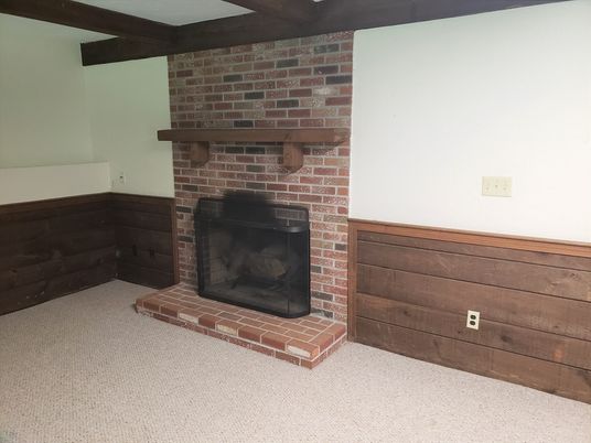 Fireplace, Interior, Stone Walls, Wooden Beams, Wooden Walls