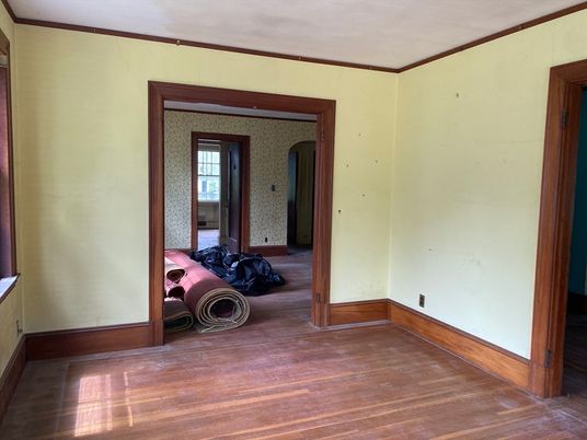 Empty room, Interior, Wood Texture Flooring