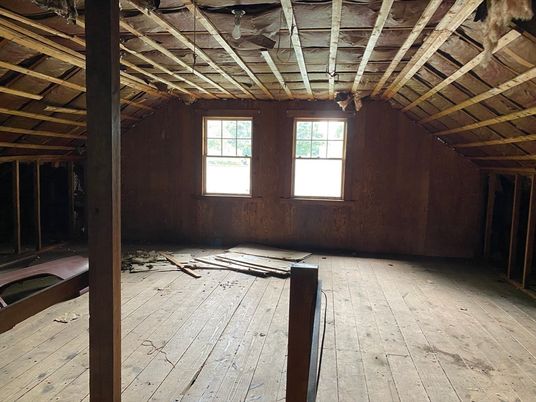 Empty room, Interior, Wooden Beams, Wooden Ceilings, Wood Texture Flooring, Wooden Walls