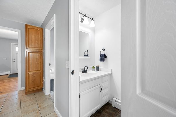 Bathroom, Interior, Wood Texture Flooring