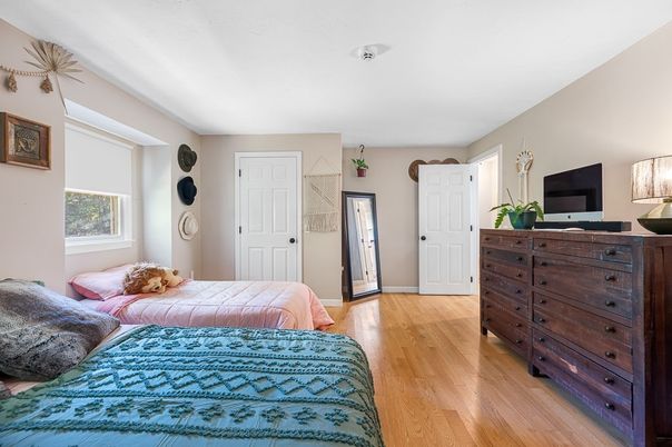 Bedroom, Interior, Wood Texture Flooring