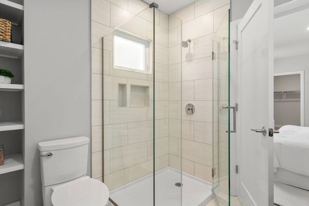 Bathroom, Glass Shower, Interior