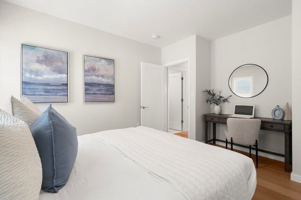 Bedroom, Home Office, Interior, Wood Texture Flooring