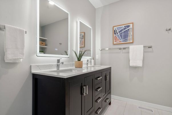 Bathroom, Dual Sink Vanities, Interior