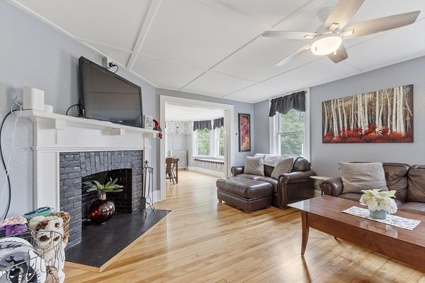 Fireplace, Interior, Living room, Wood Texture Flooring