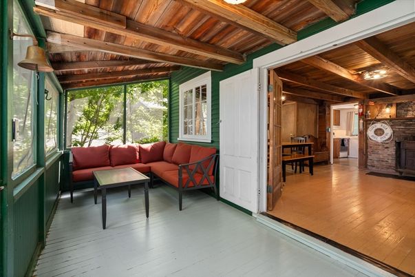 Fireplace, Interior, Living room, Stone Walls, Wooden Beams, Wooden Ceilings, Wood Texture Flooring