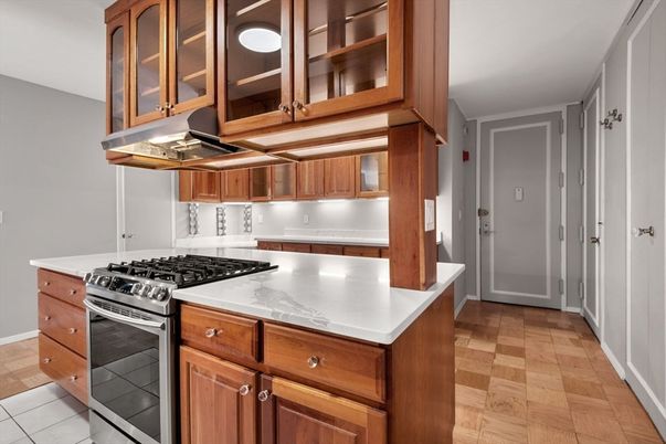 Interior, Kitchen, Wood Texture Flooring