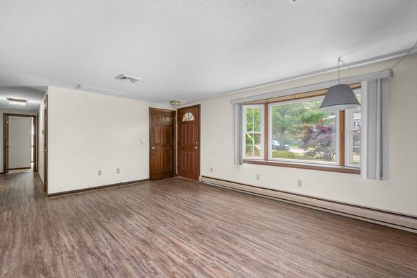Empty room, Interior, Wood Texture Flooring