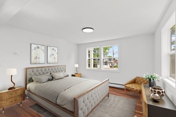 Bedroom, Interior, Wood Texture Flooring