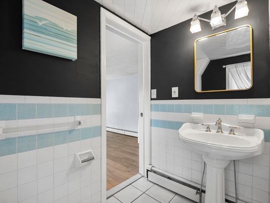 Bathroom, Interior, Wood Texture Flooring