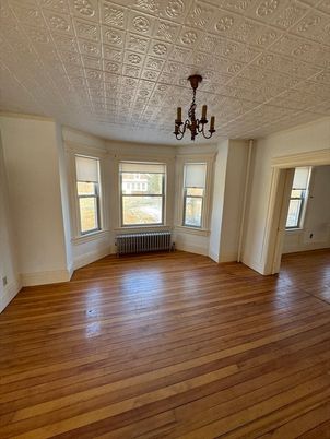 Chandelier, Empty room, Interior, Wood Texture Flooring