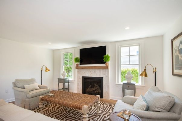 Fireplace, Interior, Living room, Recessed Lighting