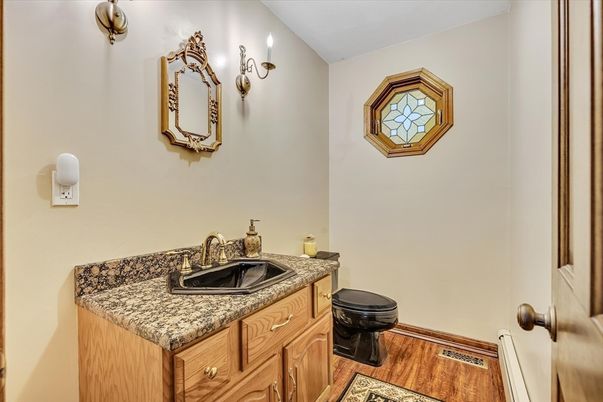 Bathroom, Interior, Wood Texture Flooring