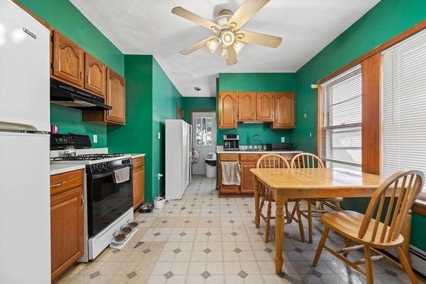 Dining room, Interior, Kitchen