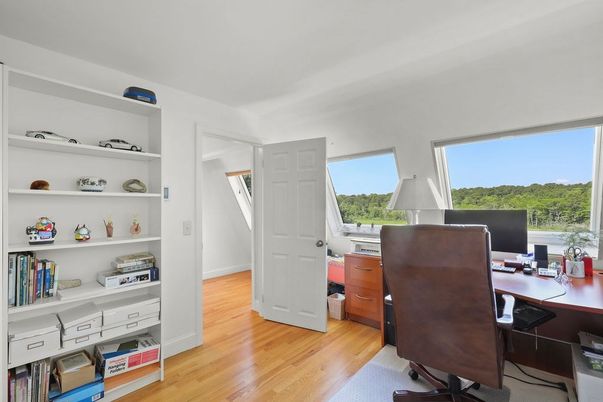 Home Office, Interior, Wood Texture Flooring
