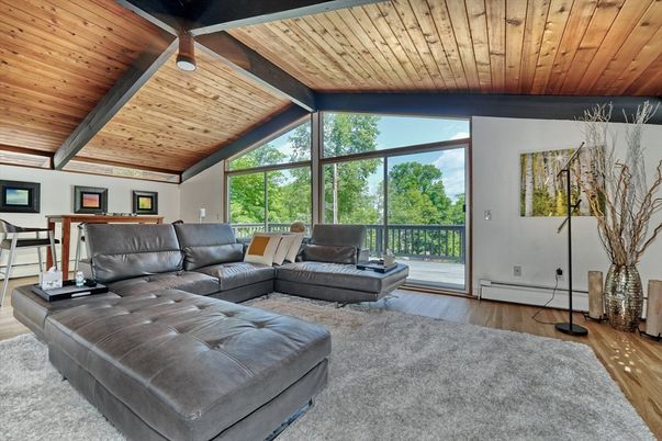 Interior, Living room, Wooden Ceilings, Wood Texture Flooring