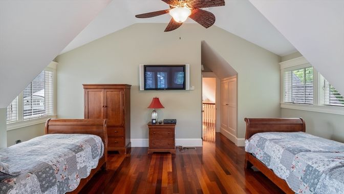 Bedroom, Interior, Wood Texture Flooring