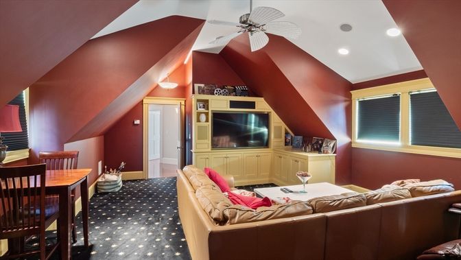 Dining room, Interior, Living room, Recessed Lighting