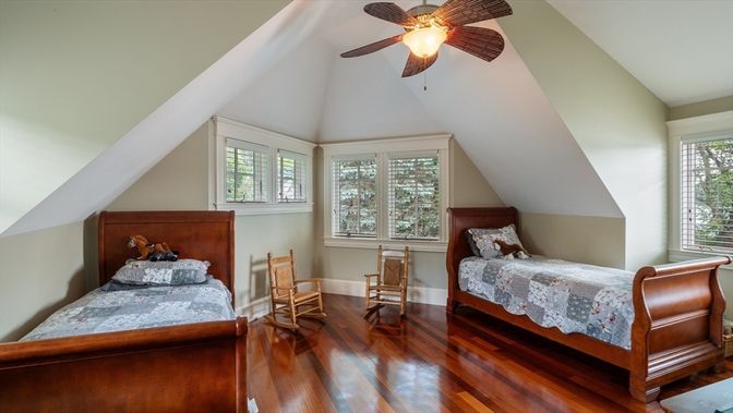 Bedroom, Interior, Wood Texture Flooring