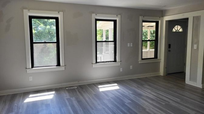 Empty room, Interior, Wood Texture Flooring