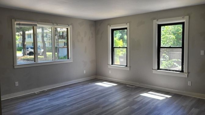 Empty room, Interior, Wood Texture Flooring