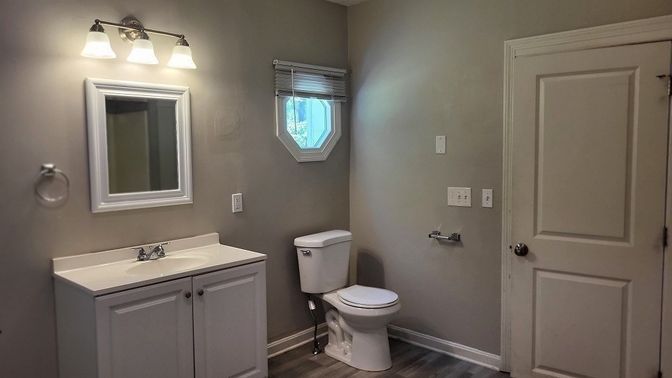 Bathroom, Interior, Wood Texture Flooring