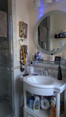 Bathroom, Glass Shower, Interior