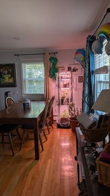 Dining room, Interior, Wood Texture Flooring
