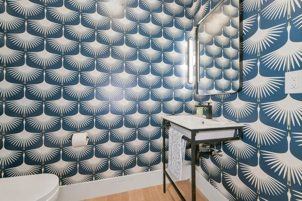 Bathroom, Interior, Wood Texture Flooring