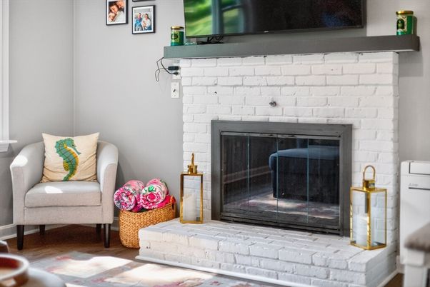 Fireplace, Interior, Stone Walls