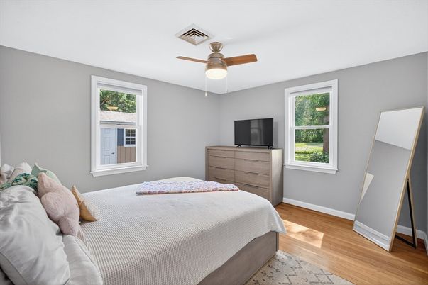 Bedroom, Interior, Wood Texture Flooring