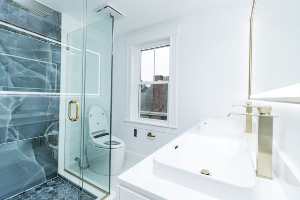 Bathroom, Glass Shower, Interior