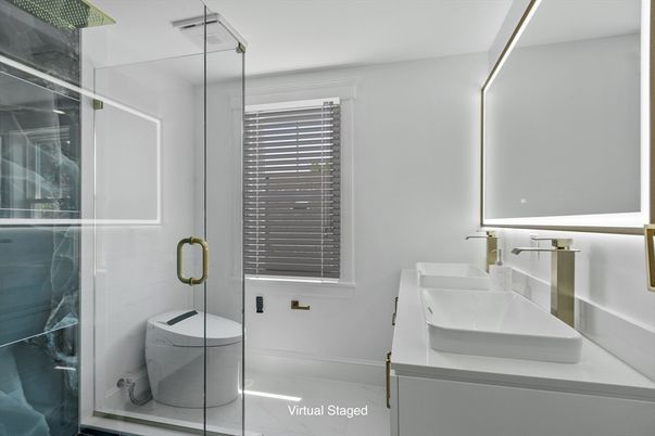 Bathroom, Glass Shower, Interior