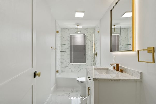Bathroom, Glass Shower, Interior, Marble, Marble Walls