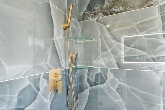 Bathroom, Glass Shower, Interior