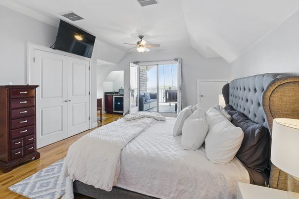 Bedroom, Interior, Wood Texture Flooring