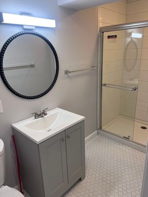 Bathroom, Glass Shower, Interior
