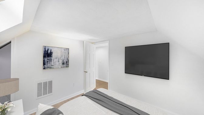 Bedroom, Interior, Wood Texture Flooring