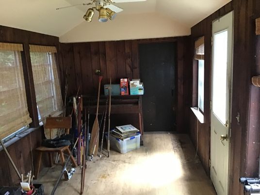 Empty room, Interior, Wooden Walls
