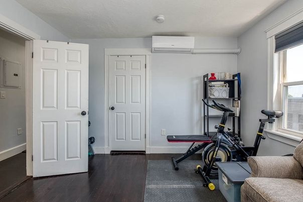 Fitness Equipment, Interior, Wood Texture Flooring