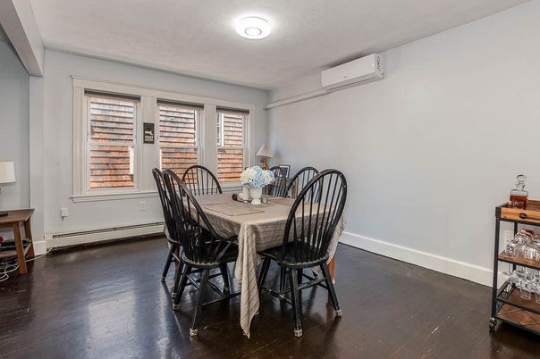 Dining room, Interior, Wood Texture Flooring
