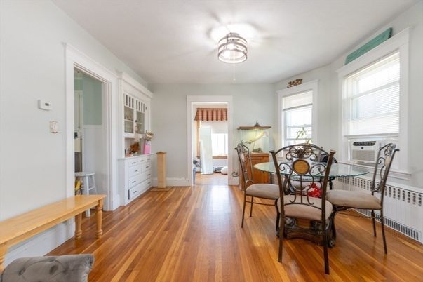 Dining room, Interior, Wood Texture Flooring