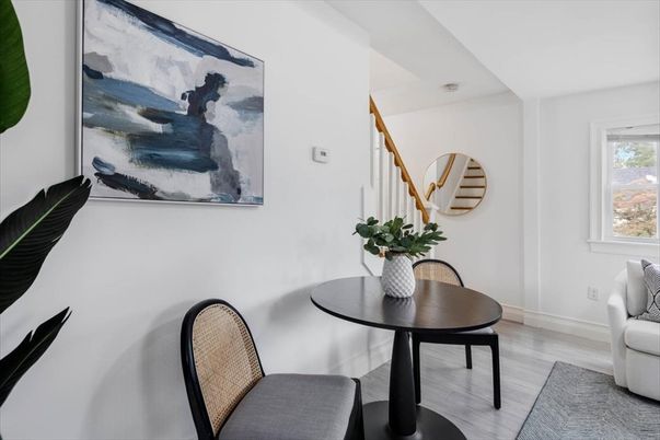Dining room, Interior, Wood Texture Flooring