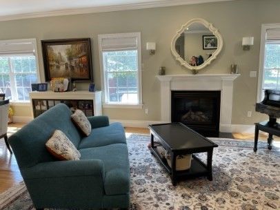 Fireplace, Interior, Living room, Wood Texture Flooring