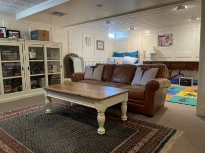 Interior, Living room, Recessed Lighting