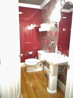 Bathroom, Interior, Wood Texture Flooring