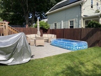 Backyard, Exterior, Hot Tub, Solar Panels