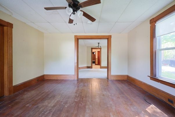 Empty room, Interior, Wood Texture Flooring