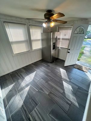 Interior, Stainless Steel Appliances, Wood Texture Flooring