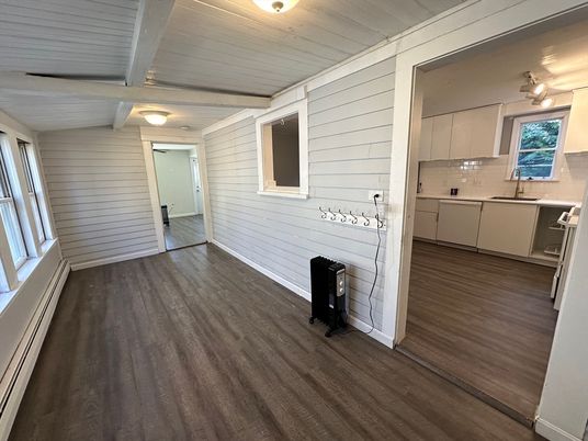 Empty room, Interior, Kitchen, Wood Texture Flooring